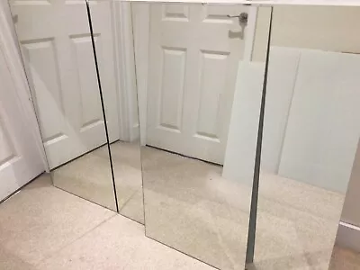 ‘IKEA’ AULI Mirrored Door Panels X4 For 200 X 201  Pax Sliding Door Frame • £60