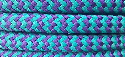 7/16” X 100 Ft Pre-Cut Double Braid-Yacht Braid Polyester Rope Hank • $69