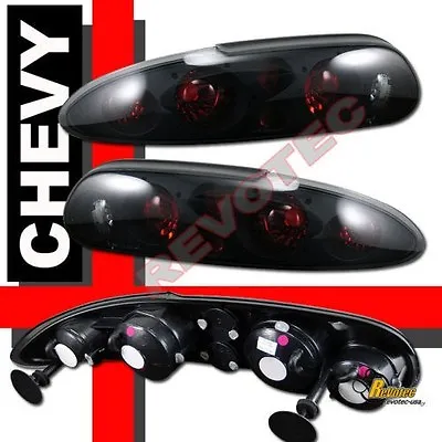 93-02 Chevy Camaro Z28 SS RS Base Coupe Convertible Tail Lights Black Dark Smoke • $76.95