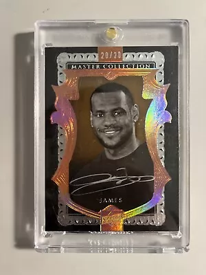  Lebron James 2015 Upper Deck Master Collection 20/20 Bronze On Card Auto！ • $3000