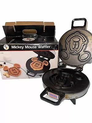 Vintage Vitantonio Mickey Mouse Waffle Iron Mickey’s Waffler #950 (Works) W/ Box • $129.87