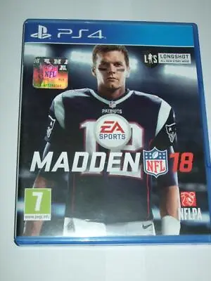 Madden NFL 18 American Football  Playstation 4 PS4  FREE P&P  • £4.45