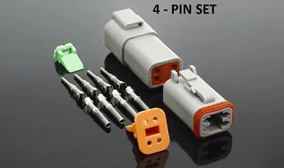Deutsch Dt Series Multi Plug Waterproof Connector  4 6 8 12 Way • £6.75