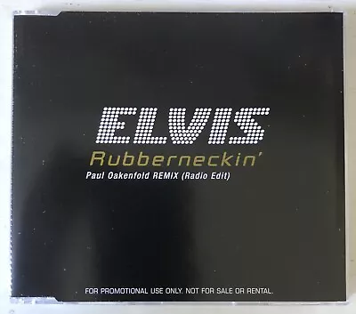 ELVIS PRESLEY  Rubberneckin' (Europe Promo)  Rare 2003 1Trk CD *Paul Oakenfold • $15
