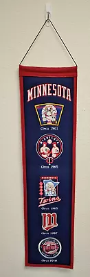 Minnesota Twins Winning Streak Heritage Banner Cooperstown Collection 32  X 8  • $24