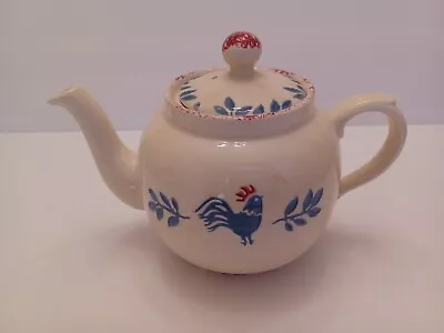 VTG Price & Kensington Teapot HAND PAINTED ROOSTER DECO ENGLAND USED • $18.99