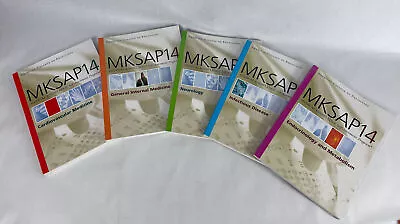 Lot Of 5: ACP MKSAP 14 Medical Knowledge Self-Assessment Program Books • $19.18