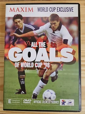 MAXIM Magazine - All The Goals Of World Cup '98 DVD - Like New • £1.99
