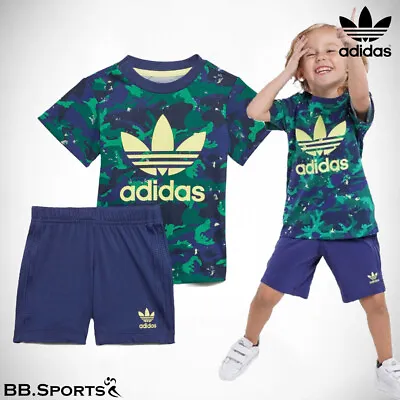 £14.98 • Buy SALE GENUINE Adidas Baby Boys Tracksuit Age 3-6-9-12-18 Months Years Trefoil™ 