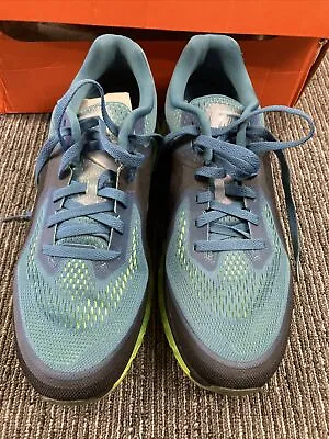 Nike Air Max 2014 Rift Blue Flash Lime Size 13 Running Shoes | 621077-403 • $49.99