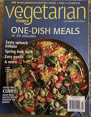 Vegetarian Times Magazine March 2012 One-Dish Meals In 30 Minutes • $2.99