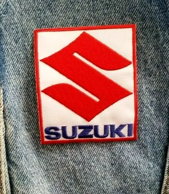  Suzuki  Shoulder Patch Embroidered Motorcycle Bsa Ariel Indian Biker  Honda • $3.99