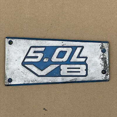 87-93 Mustang 96-01 Explorer 5.0 V8 302 Upper Intake Plate Plaque Cover OEM 311 • $44.99