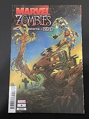 Marvel Zombies Black White & Blood #4- 1:50 Vf/nm Ivan Shavrin Unearthed Variant • $29.99