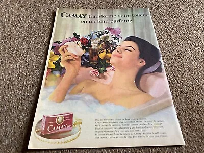 Vbk36 1960's French Advert 11x8 Camay Soap • £8.99