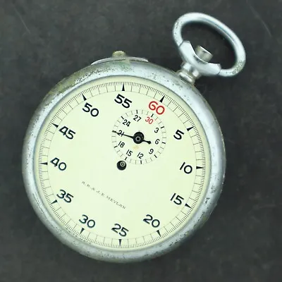 Antique A.R. & J.E. Meylan Manual Wind Stop Watch For Parts Swiss Made Timer • $20