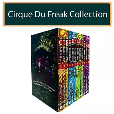 Cirque Du Freak Series Complete Collection 12 Books Box Set By Darren Shan NEW • £18.44