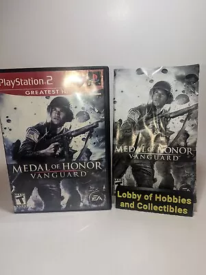 Medal Of Honor: Vanguard (Sony PlayStation 2 2007) CIB Near Mint Disc • $10.99