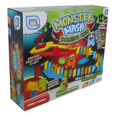 £10.95 • Buy Monster Mash Dominoes Run Children's Game Great Family Fun New 104pc Age 5+ 