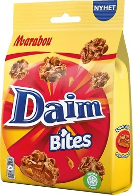 Marabou DAIM Chocolate Candy Bites With Caramel Crisps 145g 5oz • $20.23