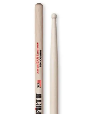 NEW - Vic Firth American Custom Combo Wood Drumsticks SD4 • $19.99