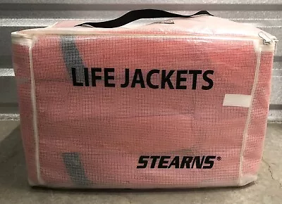 Stearns Adult Universal Pack Of 4 USCG Approved Life Vest In Storage Bag • $29.99