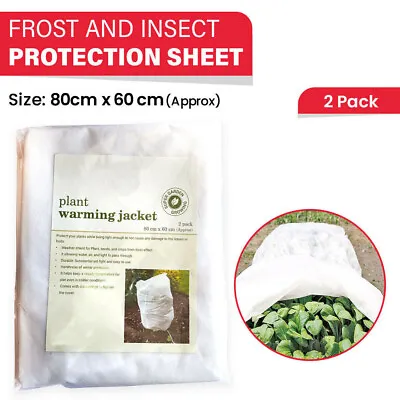 Frost Warming Jacket Cover For Garden Fleece Plant Winter Cover Crop Trees Sizes • £3.40