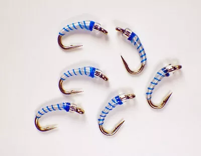 Neon Nightmare Midge Mercury Blue Fly Fishing Flies Trout Flies Trout Fly • $12.95