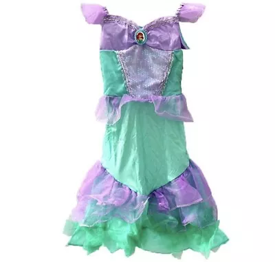 Clearance ! Girls Dress Costume Snow White Elsa Anna Cinderella Mermaid 2-7 • $16.95