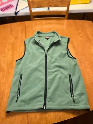 Men’s Medium Green Fleece Vineyard Vines Vest • $25