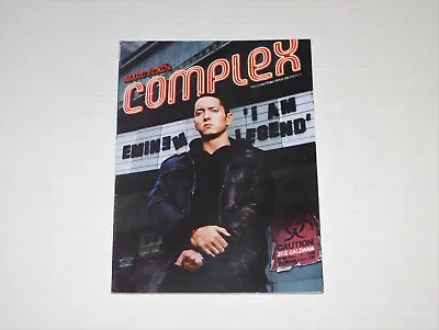 £23.46 • Buy Marc Ecko's Complex Magazine Eminem / Zoe Saldana Dec/Jan 2010 Issue RARE!