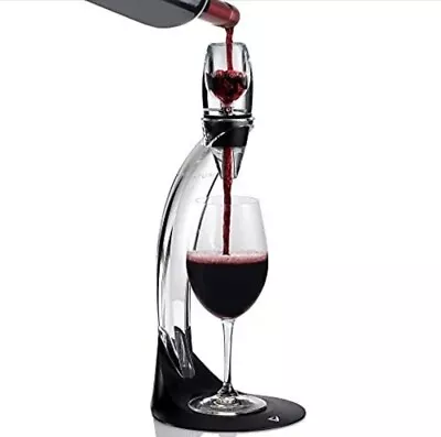 VINTURI Red Wine Aerator W/ Filter & Base & Tower Pourer Decanter Stand Set  • $34.99