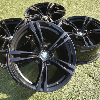 19  Bmw M5 Rims Oem Stock Set 4 Glossy Black Set 4 Genuine Factory F90 705m  M • $2189