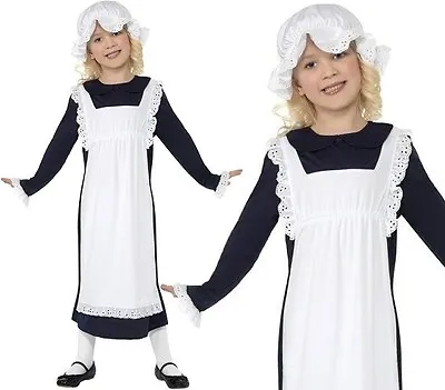 £11.99 • Buy Childrens Girls Poor Victorian Girl Fancy Dress Costume Childs Outfit By Smiffys