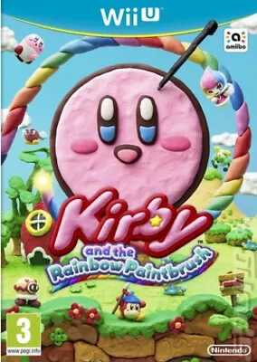 Wiiu Kirby And The Rainbow Paint Brush (eu) Brand New. • $73.16