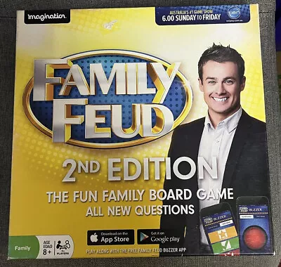 Family Feud Board Game (2nd Australian Edition)  2015 Family Almost Complete • $29.90