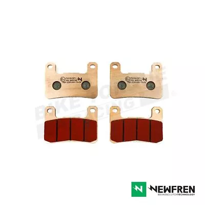 Newfren Front Road / Track Sintered Brake Pad Set For Kawasaki Z 1000 SX 2011-19 • £99