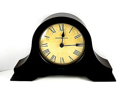 Vtg Howard Miller Wood Mantle & Desk Design Quartz 14  X  8  X  4  Clock Face 5  • $122