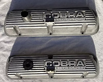 “Cobra Powered By Ford” Valve Covers 289302 260 221 351W Original Mustang • $54