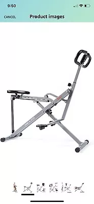 $75 • Buy Sunny Health & Fitness Row-N-Ride Upright Rowing Machine (gently Used)