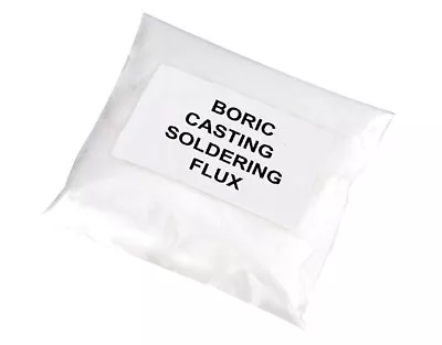 £327.81 • Buy 100 Lbs Boric Deoxidizing Casting Solder Flux Melting Gold Silver Copper Assau