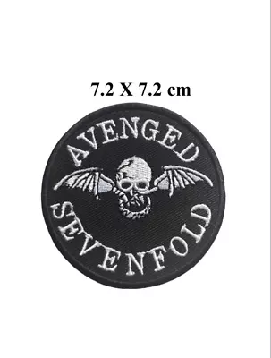 Heavy Metal Music Band Avenged Sevenfold Rock Embroidered Sew Iron On Patch A4 • £3.15