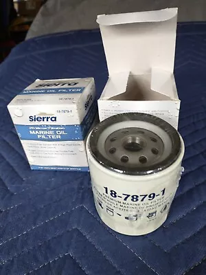 Sierra Marine Oil Filters(2) #18-7879-1 For Mercruiser GM V-6 NEW • $22