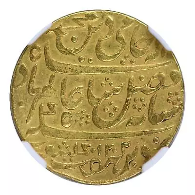 AH1202/19 India Gold Mohur Bengal Presidency Oblique Milling NGC AU Details • $1456.99