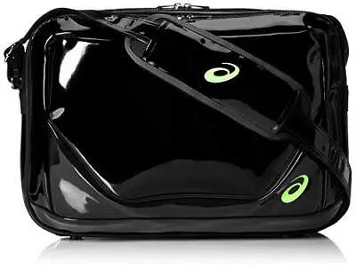 ASICS Sports Bag Enamel Shoulder Bag 26 Performance Black / Flash Green • $125.85