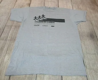 VTG 1980s Screen Stars 1984 Martin Luther King Freedom Games Grey T-Shirt XL • $15.99