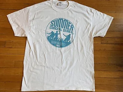 Empire City Casino Shirt Mens Extra Large White Summer Concert Series 2014 NEW • $14.40