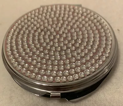 Round Crystallized Compact HandHeld Compact Mirror Bejeweled • $11