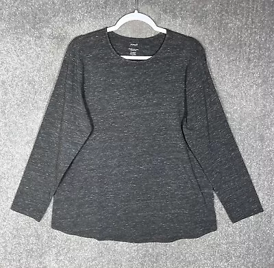 J Jill Pure Jill Long Sleeve Crew Neck Shirttail Tee Shirt Womens Size Large • $24.99