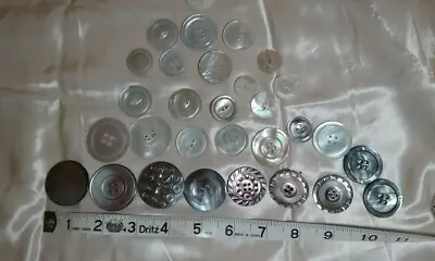 Vintage Mother Of Pearl  Buttons Mixed Lot Of 30 • $30